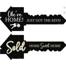 Key prop sign  (double-sided)