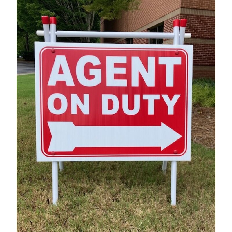 Agent on Duty  A-Frame