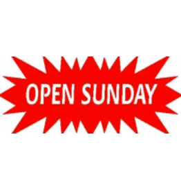 OPEN SUNDAY star