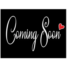 COMING SOON with heart 18"  x 24"