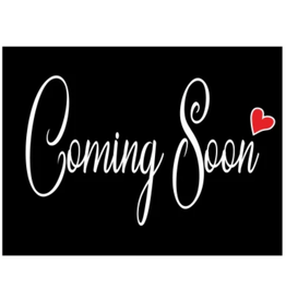 COMING SOON with heart 18"  x 24"