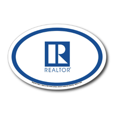 R/Logo Oval Car Magnet