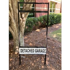 Metal Sign Frame 30"L x 24" W with DOUBLE rider