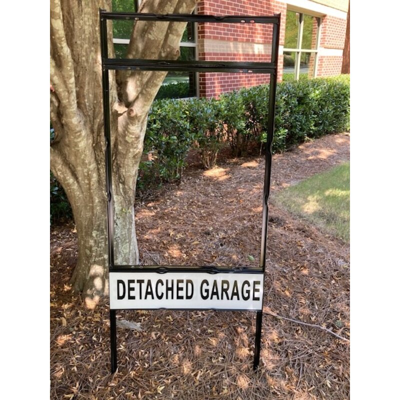Metal Sign Frame 30"L x 24" W with DOUBLE rider