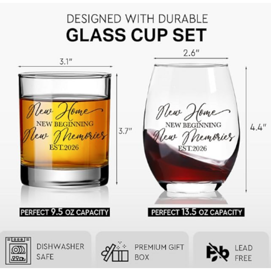 Boxed 2-glass set 2026 New Home