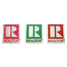 Realtor Glitter Pin