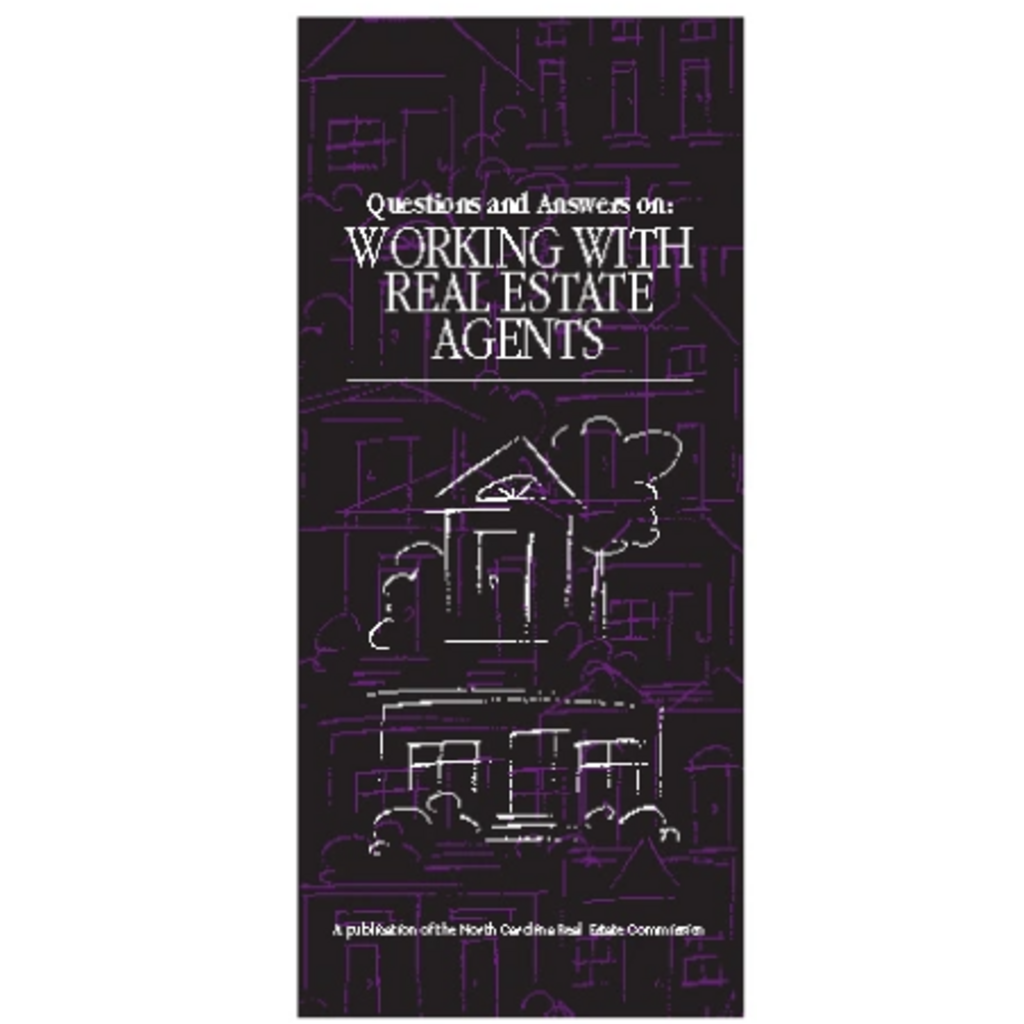 Working with Real Estate Agents pamphlet