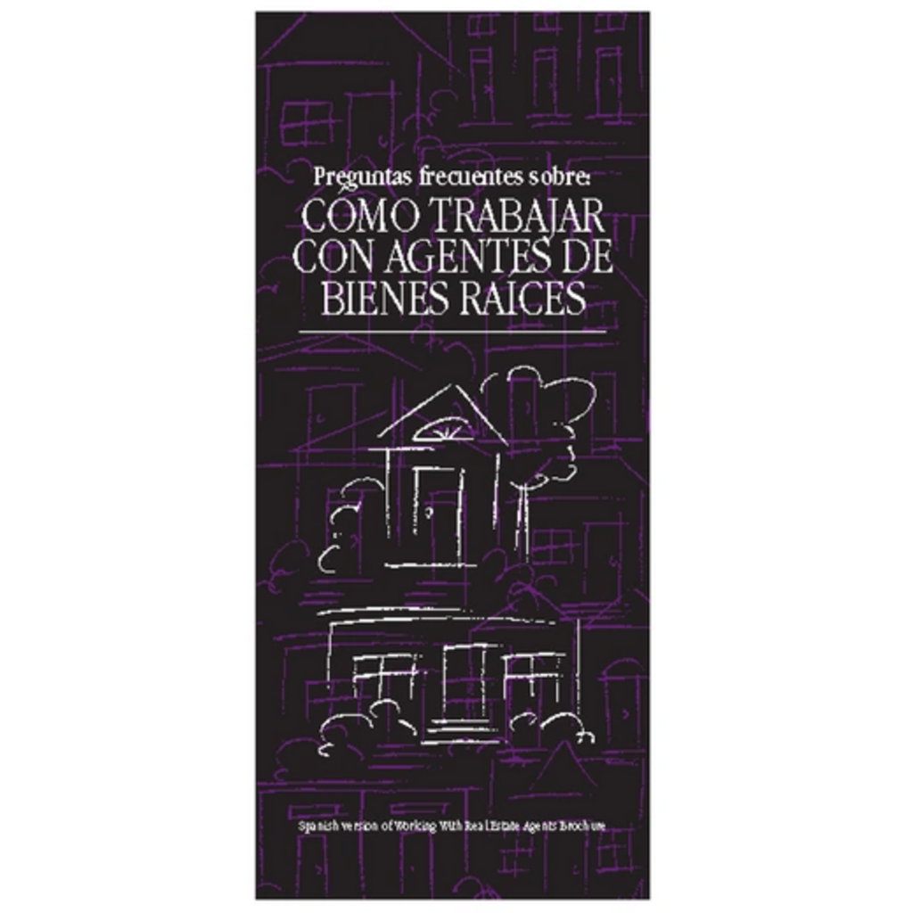 Working with Real Estate Agents pamphlet