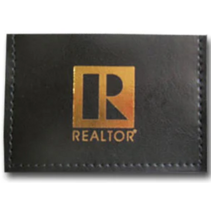 Leatherette R® business card holder