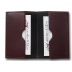 Leatherette R® business card holder