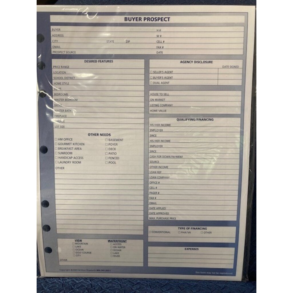 Planner Section Refill 5.5 x 8.5