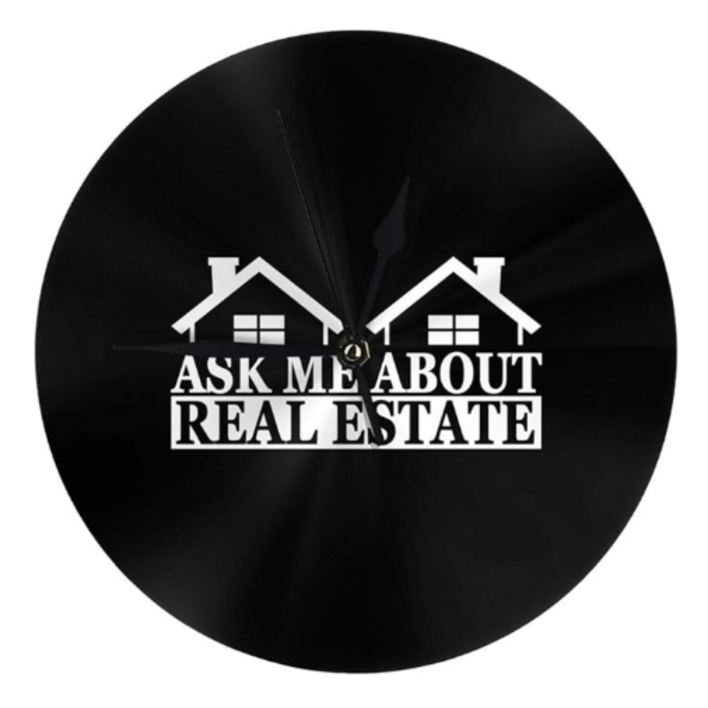 Realtor wall clock
