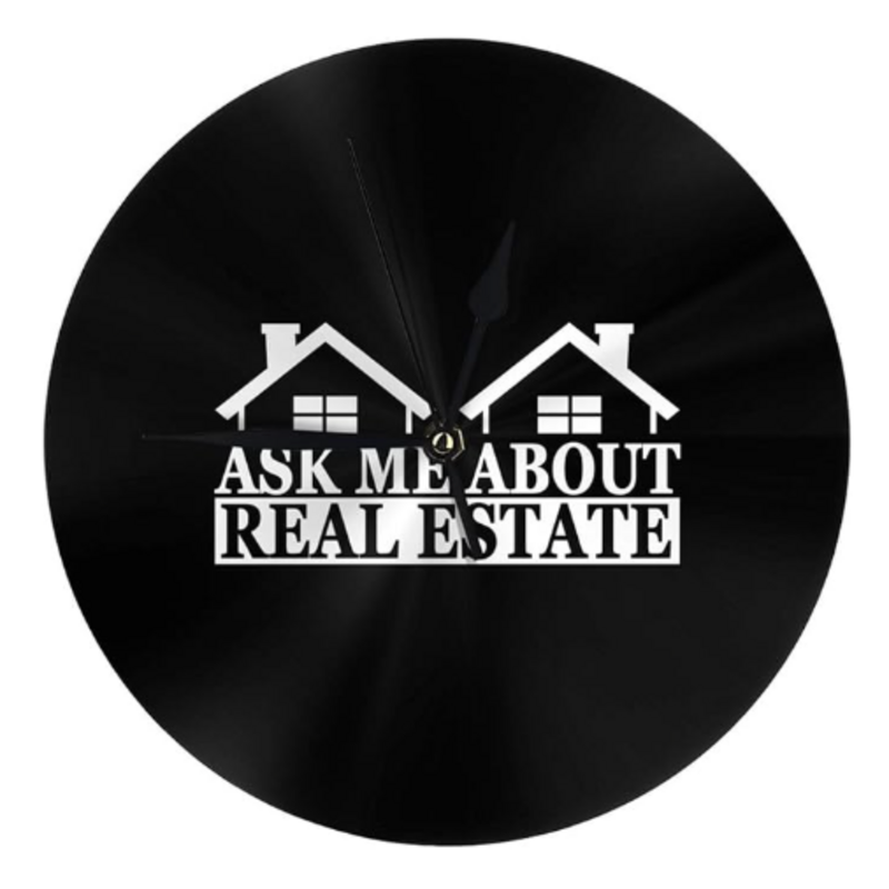 Realtor wall clock