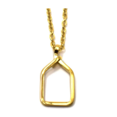 Gold House Charm Necklace