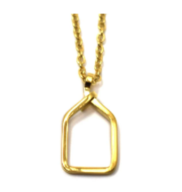Gold House Charm Necklace