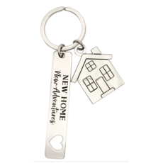 New Home New Adventures Key Ring