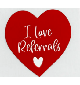 Heart-shaped stickers