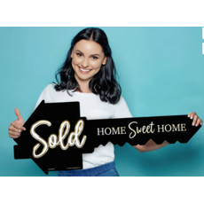 Key prop sign  (double-sided)