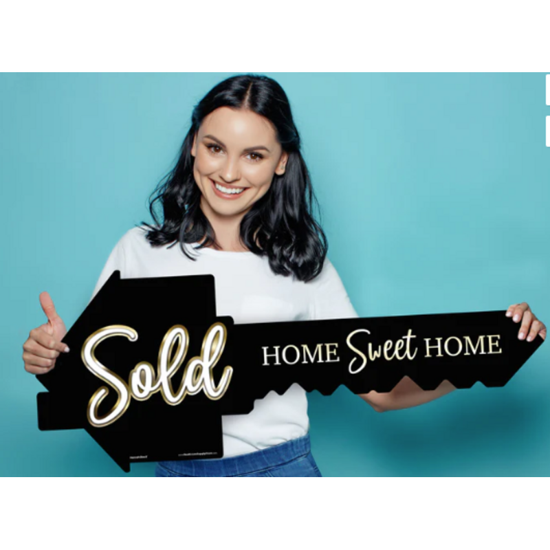Key prop sign  (double-sided)