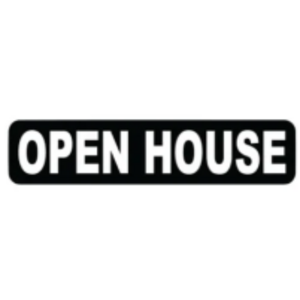 Open House rider black 6 x 24 (no arrow)