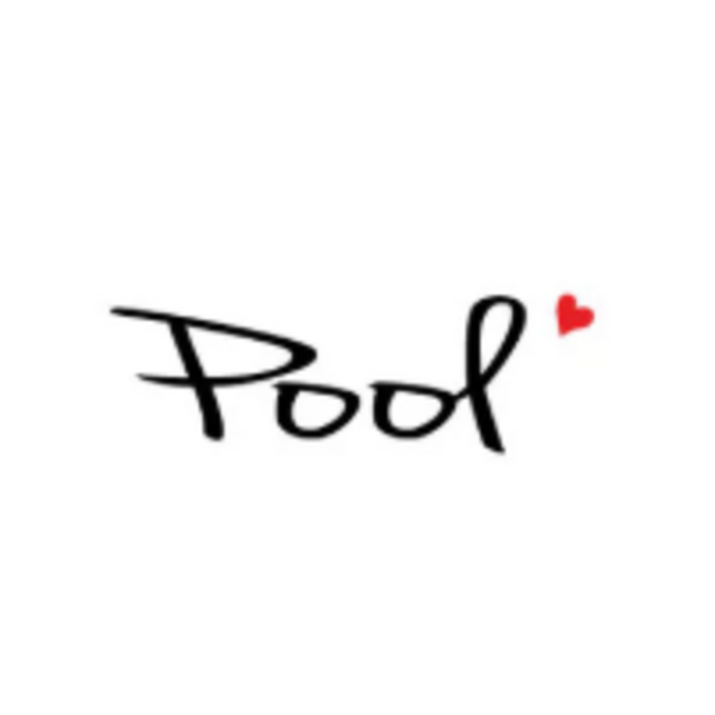 POOL with heart 6 X 24
