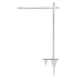 Colonial Sign Post 52" tall) White