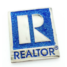 Realtor Glitter Pin