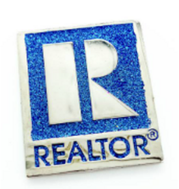 Realtor Glitter Pin
