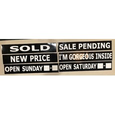Stickers Assorted Sign