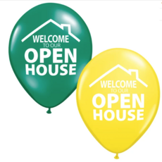 OPEN HOUSE BALLOONS--pack of 25