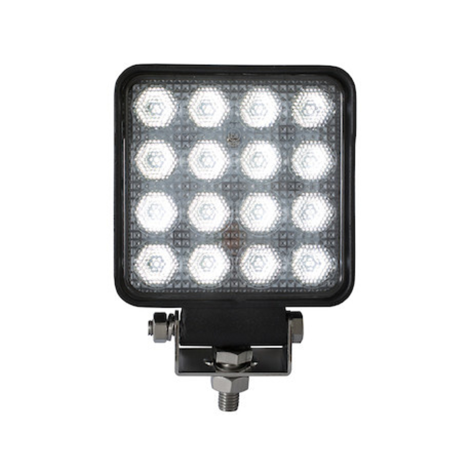 Buyers Products Company 4.5 Inch Square Ultra Bright LED Clear Flood Light