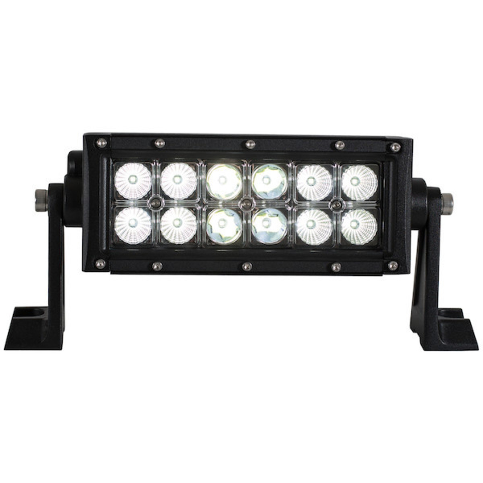 Buyers Products Company Ultra Bright Straight Double Row LED Combination Spot-Flood Light Bar Series