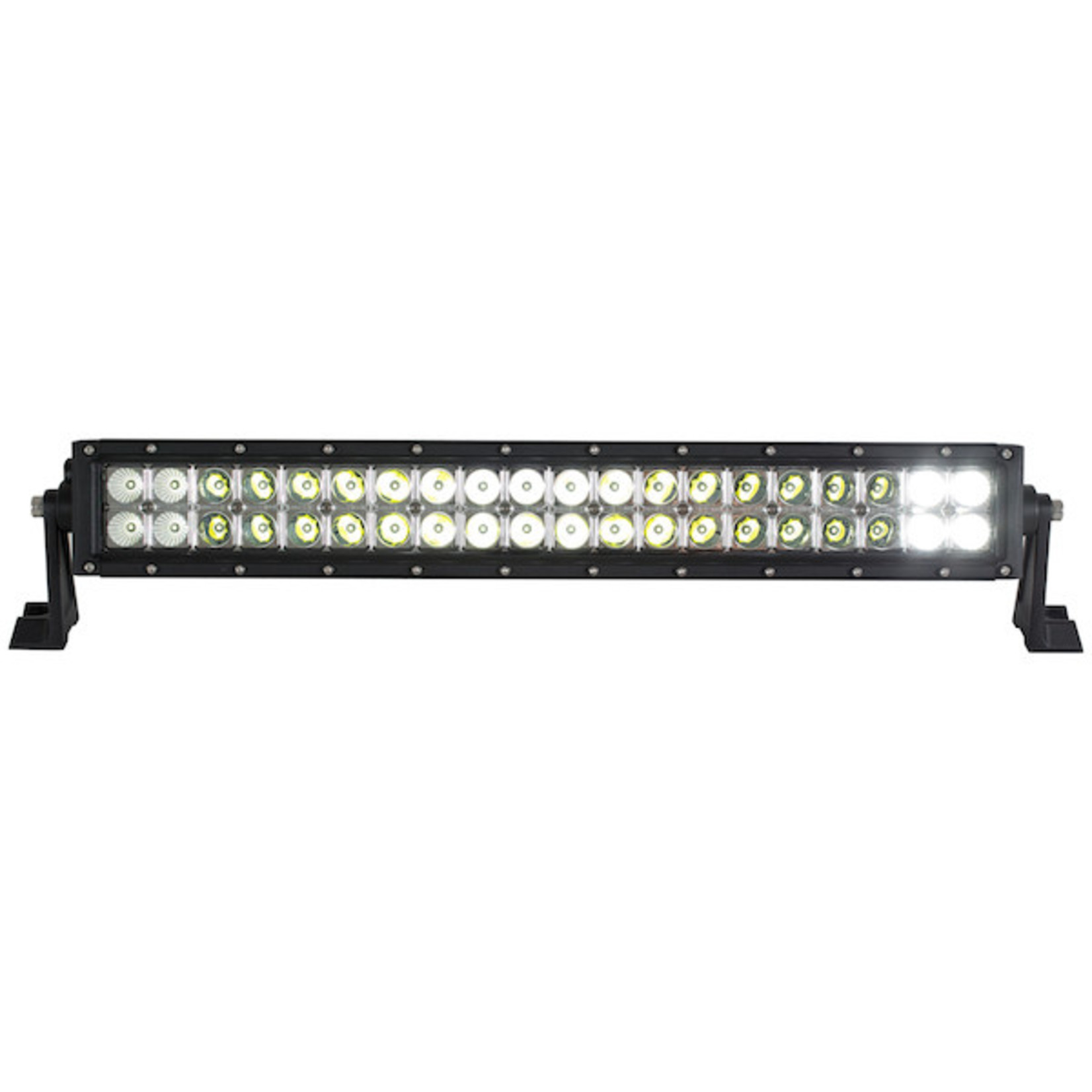 Buyers Products Company Ultra Bright Straight Double Row LED Combination Spot-Flood Light Bar Series