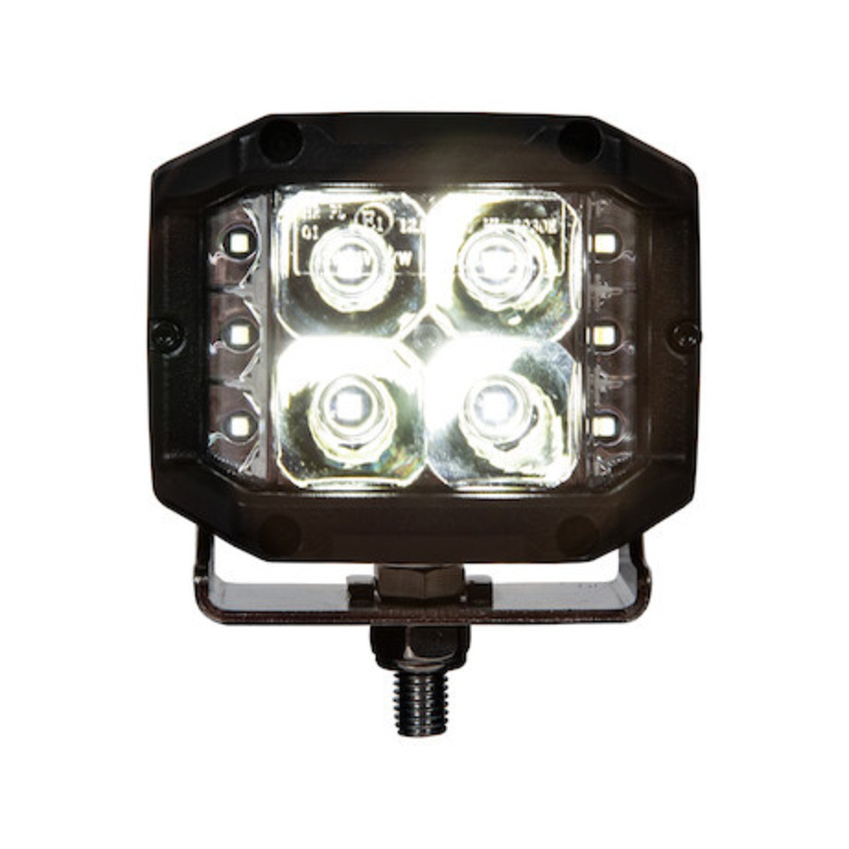 Buyers Products Company Ultra Bright Wide Angle 4 Inch Rectangular LED Spot-Flood Combination Light