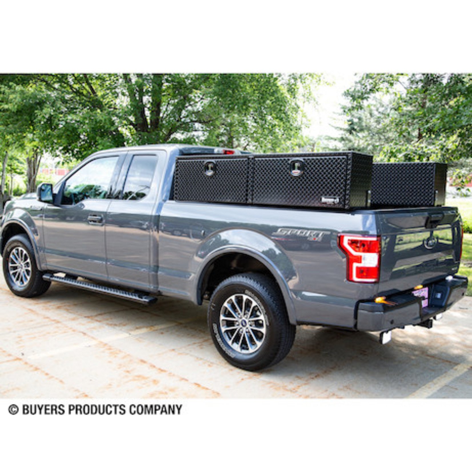 Buyers Products Company Black Diamond Tread Aluminum Topsider Truck Box Series
