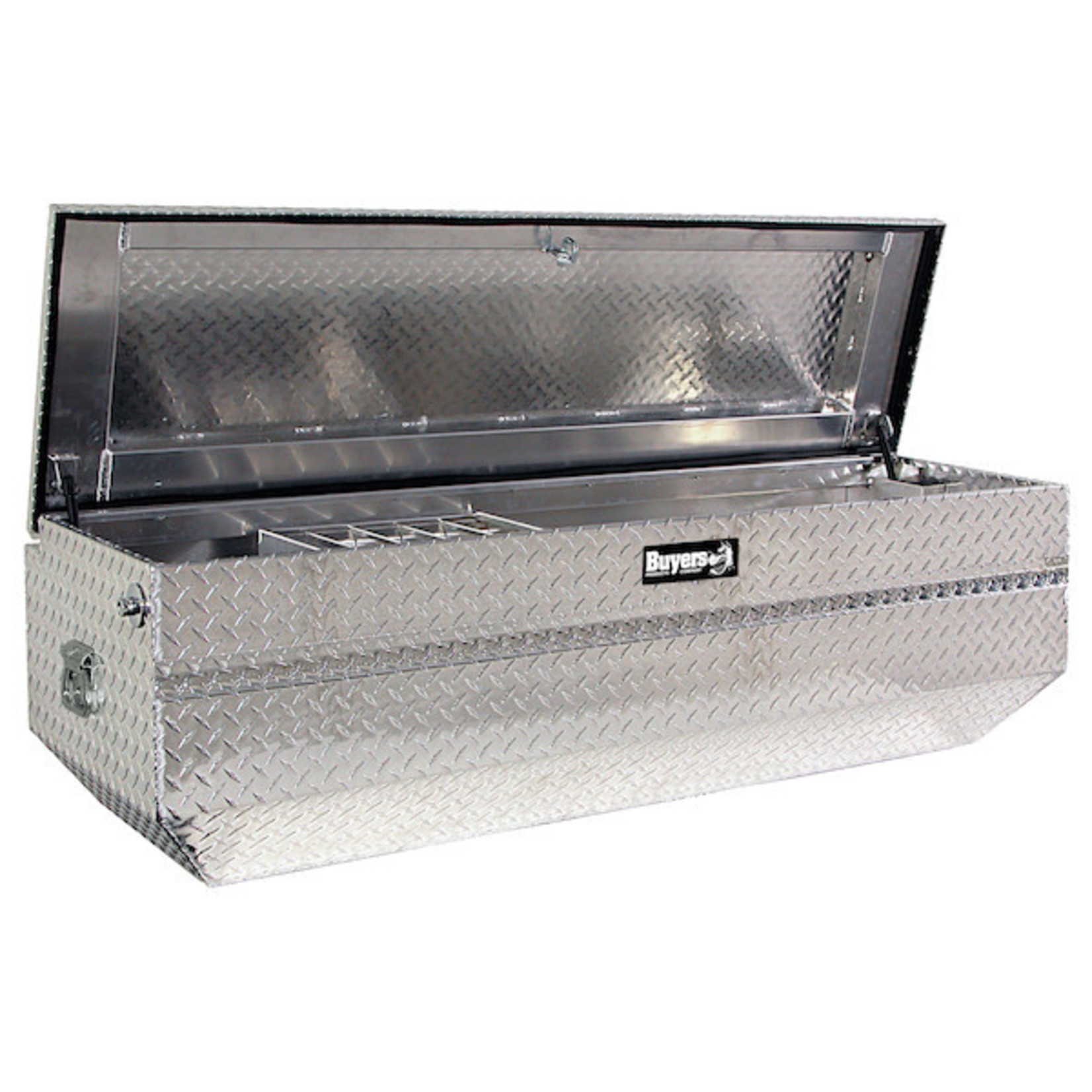 Buyers Products Company Diamond Tread Aluminum All-Purpose Chest with Angled Base Series