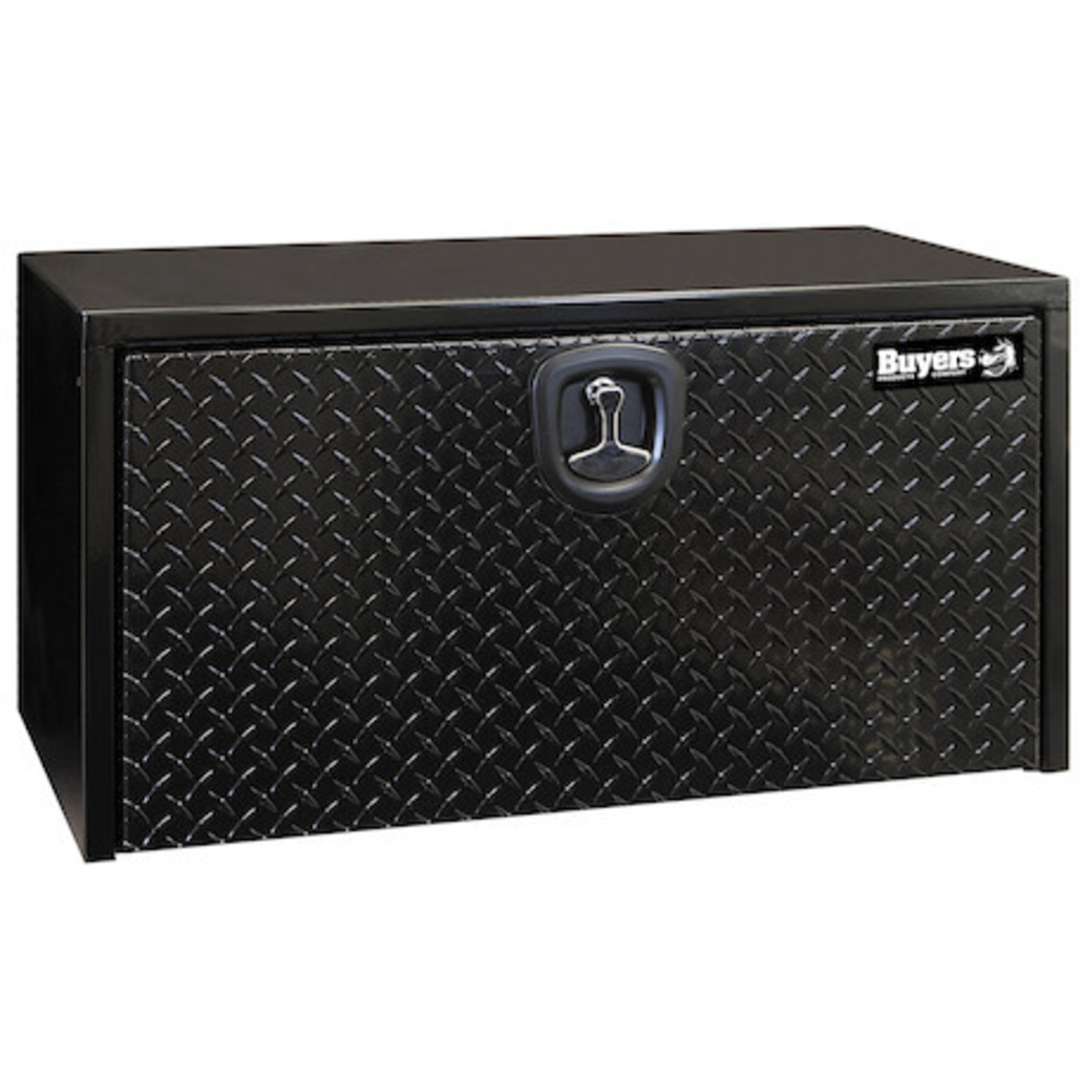 Buyers Products Company Black Steel Underbody Truck Box with Aluminum Door Series