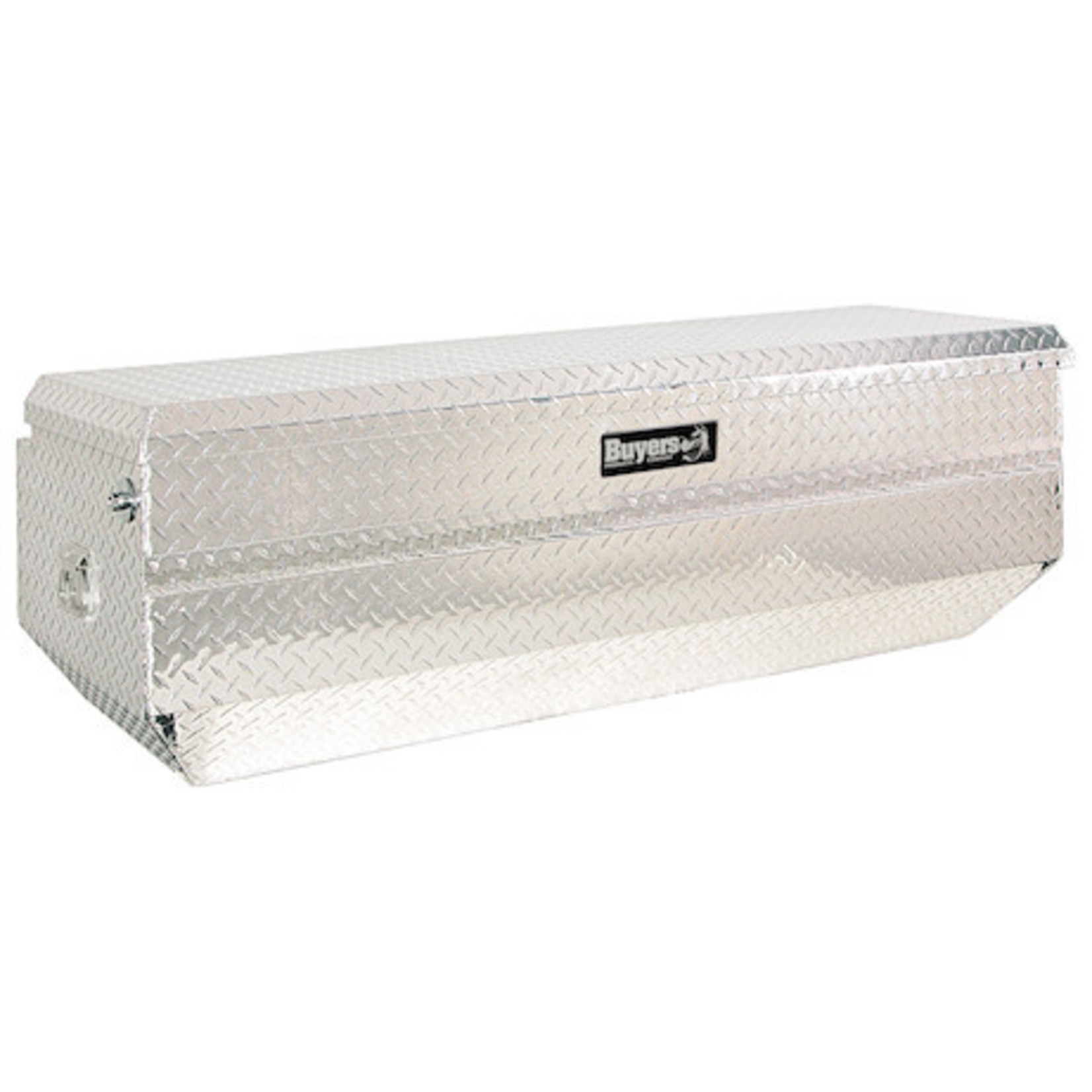 Buyers Products Company Diamond Tread Aluminum All-Purpose Chest with Angled Base Series