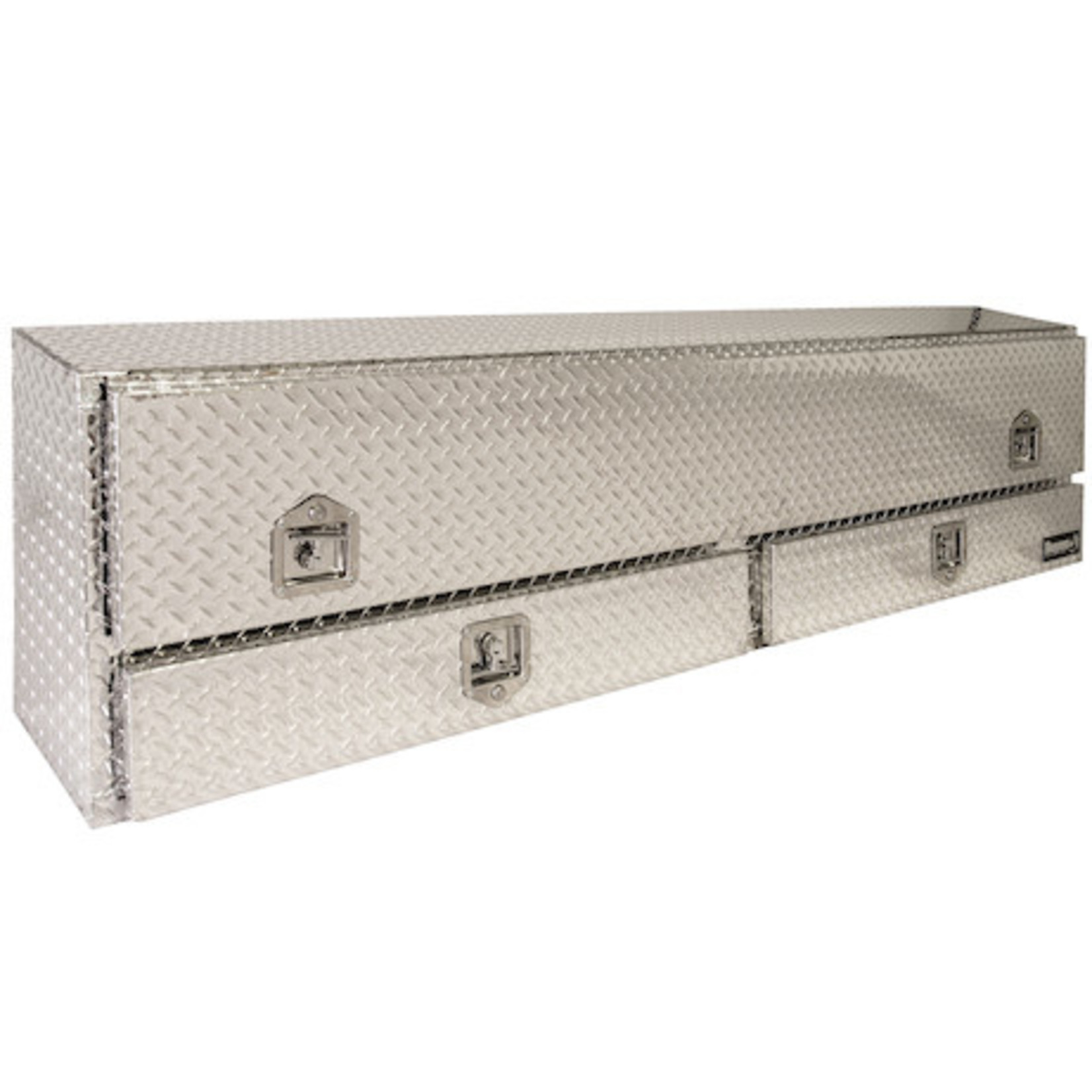 Buyers Products Company Diamond Tread Aluminum Contractor Truck Box with Lower Drawers Series