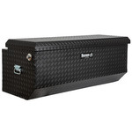 Buyers Products Company Textured Matte Black Diamond Tread Aluminum All-Purpose Chest with Angled Base
