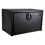 Buyers Products Company Textured Matte Black Steel Underbody Truck Box with 3-Point Latch Series