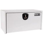 Buyers Products Company White Steel Underbody Truck Box with 3-Point Latch Series