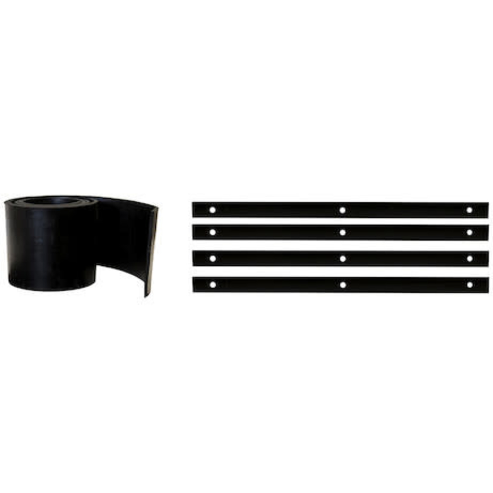 Buyers Products Company SAM Rubber Snow Deflector C-8.5/M-9/M-10 With Mounting Kit-Replaces Meyer #12898