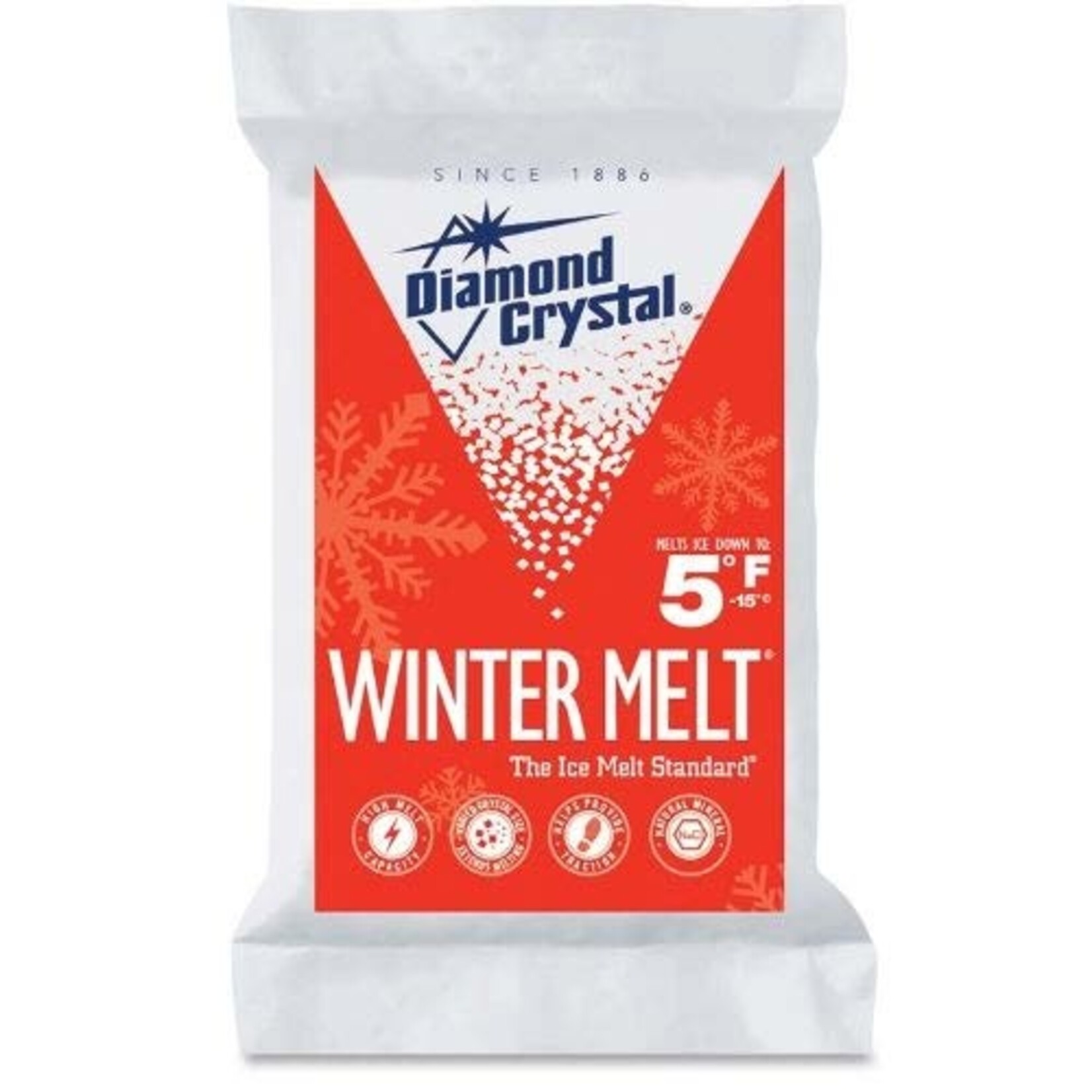 (1) 50 Lbs. Bag Diamond Crystal Winter Melt Rock Salt