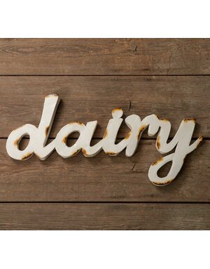 dairy" Wall Sign