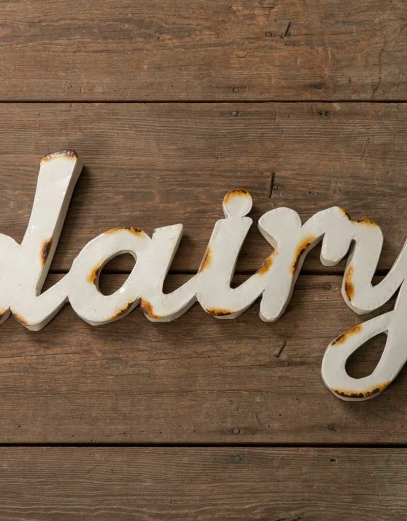 dairy" Wall Sign