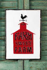 Farm Sweet Farm Metal Wall Sign