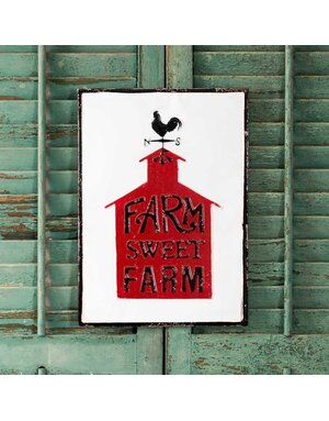 Farm Sweet Farm Metal Wall Sign