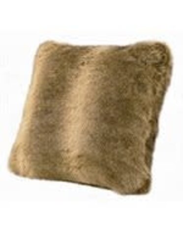 Faux Fur Pillow 18x18 wolf