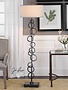 Anillo One Light Floor Lamp in Dark Bronze